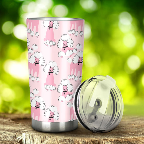 Poodle Pattern Tumbler