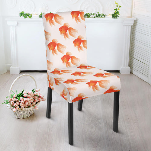 Goldfish Pattern Print Design 05 Dining Chair Slipcover
