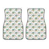 Goldfish Pattern Print Design 01 Front Car Mats