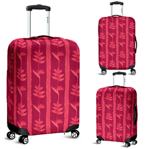 Heliconia Pink Pattern Luggage Covers