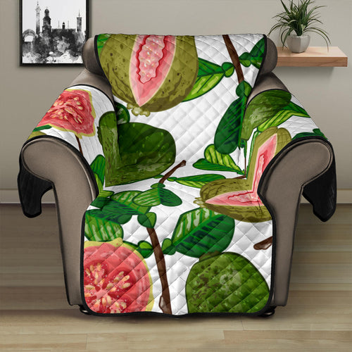 Guava Leaves Pattern Recliner Cover Protector