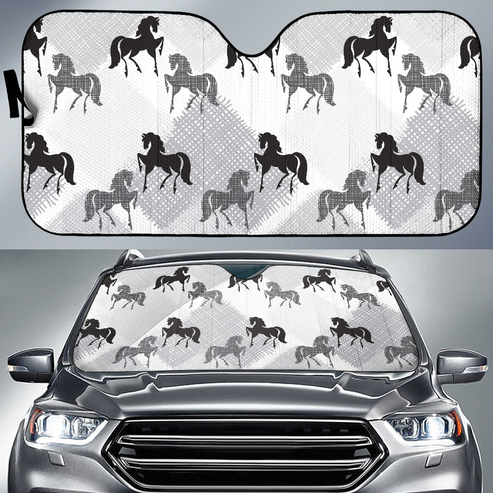 Horse Pattern Car Sun Shade