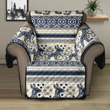 Kangaroo Aboriginal Pattern Ethnic Motifs Recliner Cover Protector