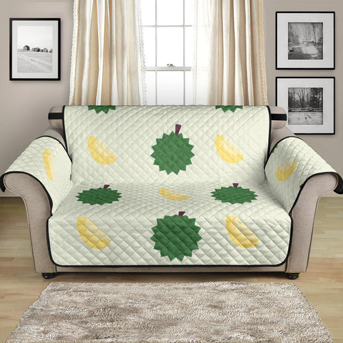 Durian Pattern Theme Loveseat Couch Cover Protector