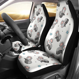 Sleep Raccoon Pattern Universal Fit Car Seat Covers