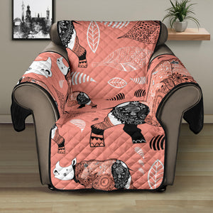 Rhino Tribal Pattern Recliner Cover Protector