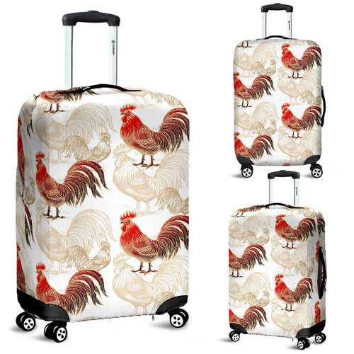 Rooster Chicken Pattern Luggage Covers