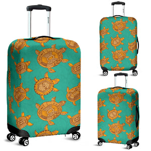Sea Turtle Tribal Aboriginal Pattern Luggage Covers