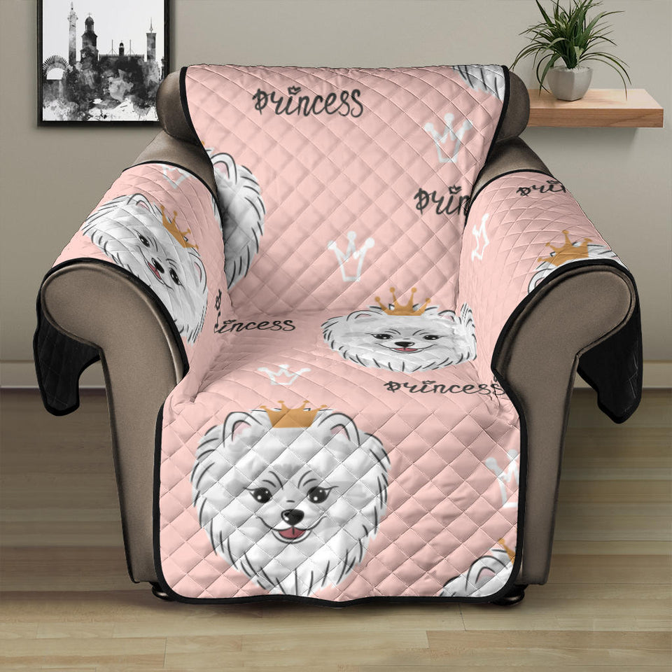 Pomeranian Pattern Recliner Cover Protector
