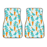 Carrot Pattern Print Design 03 Front Car Mats