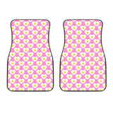 Fried Eggs Pattern Print Design 02 Front Car Mats