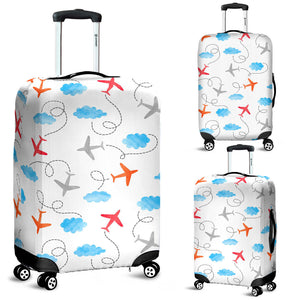 Airplane Cloud Pattern Luggage Covers