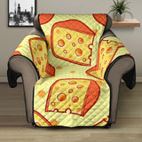 Cheese Pattern Recliner Cover Protector