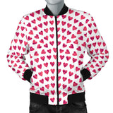 Heart Wave Pattern Men Bomber Jacket