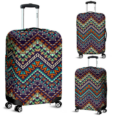 Zigzag Chevron African Afro Dashiki Adinkra Kente Pattern Luggage Covers