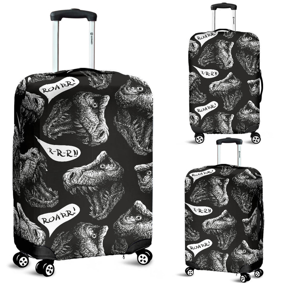 Dinosaur T-rex Head Pattern Luggage Covers