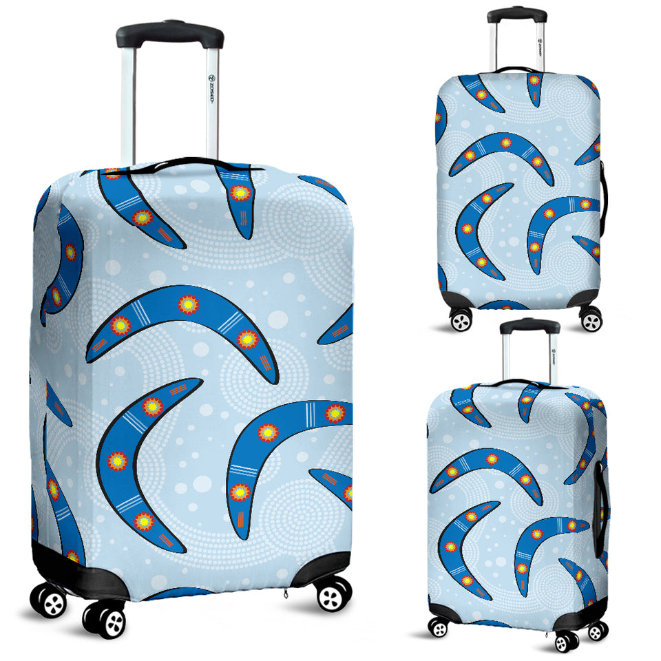 Boomerang Aboriginal Pattern Luggage Covers