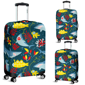 Shark Pattern Luggage Covers