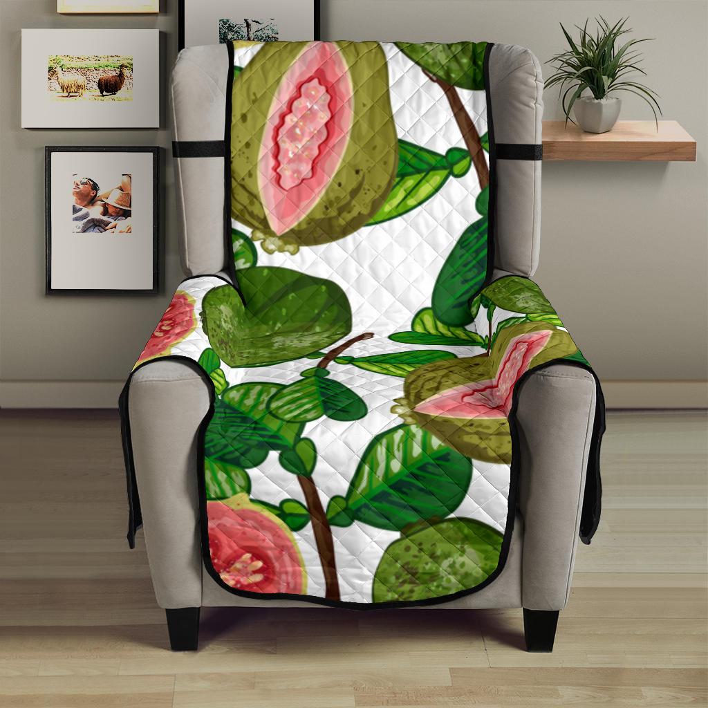 Guava Leaves Pattern Chair Cover Protector