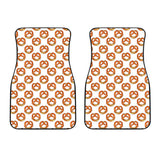 Pretzels Pattern Print Design 03 Front Car Mats