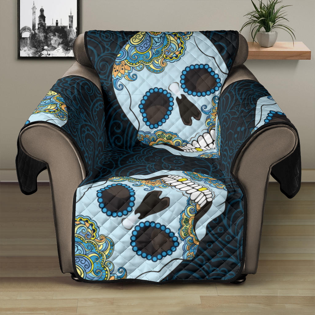 Suger Skull Pattern Recliner Cover Protector