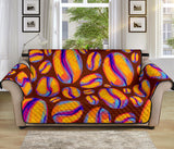 Coffee Bean Pattern Background Sofa Cover Protector