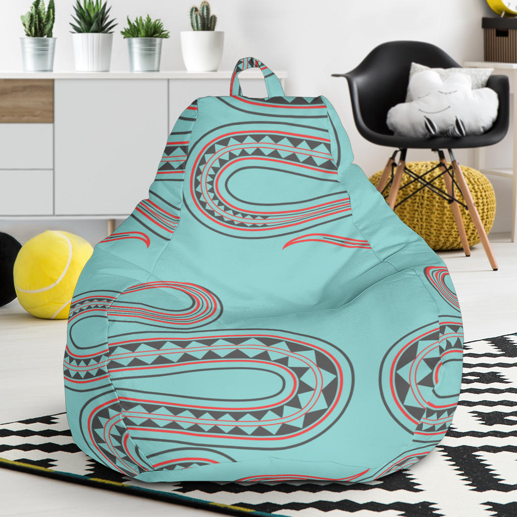 Snake Tribal Pattern Bean Bag Cover