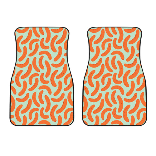 Sausage Pattern Print Design 04 Front Car Mats