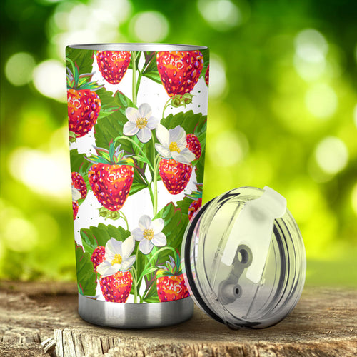 Strawberry Pattern Tumbler