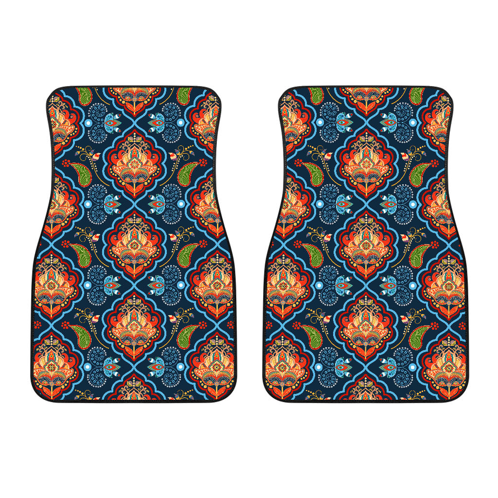 Indian Traditional Pattern Front Car Mats