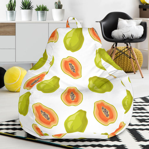 Papaya Pattern Theme Bean Bag Cover