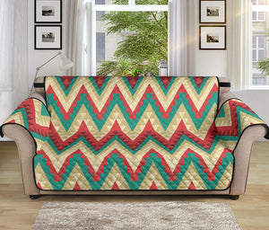 Zigzag Chevron Pattern Sofa Cover Protector
