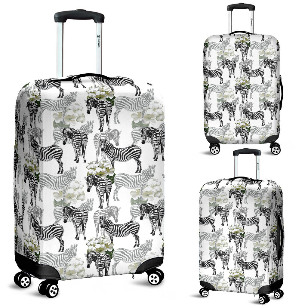 Zebra Pattern Luggage Covers