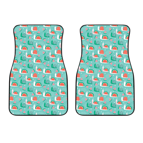 Snail Pattern Print Design 01 Front Car Mats