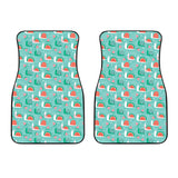 Snail Pattern Print Design 01 Front Car Mats