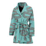 Snake Tribal Pattern Women Bathrobe