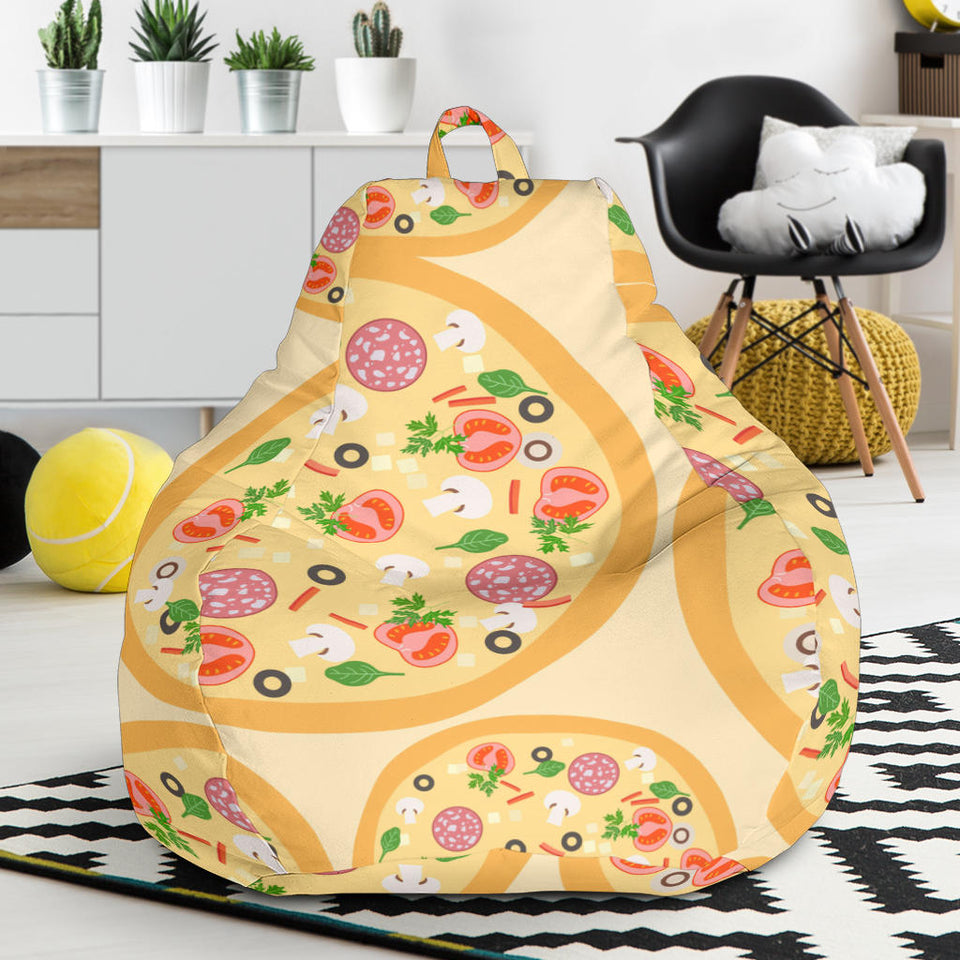 Pizza Theme Pattern Bean Bag Cover