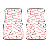 Skate Board Pattern Print Design 05 Front Car Mats