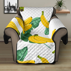 Banana and Leaf Pattern Recliner Cover Protector