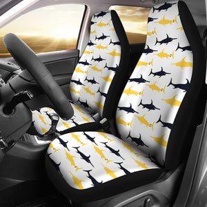 Swordfish Pattern Print Design 05 Universal Fit Car Seat Covers