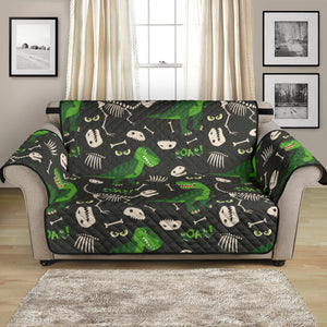 Dinosaur Pattern Loveseat Couch Cover Protector