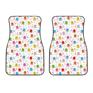 Snail Pattern Print Design 05 Front Car Mats