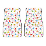 Snail Pattern Print Design 05 Front Car Mats