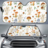 Mushroom Pattern Theme Car Sun Shade