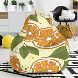 Sliced Orange Leaves  Pattern Bean Bag Cover