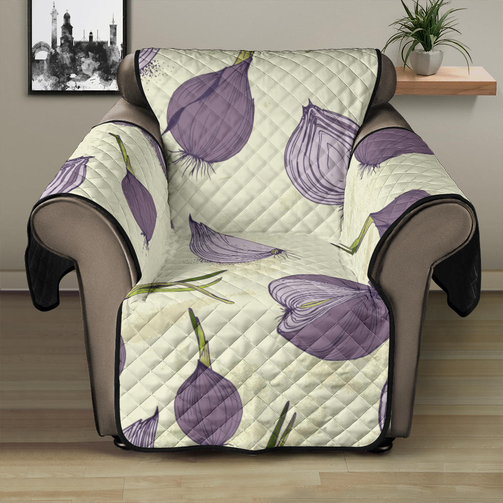 Onion Pattern Set Recliner Cover Protector