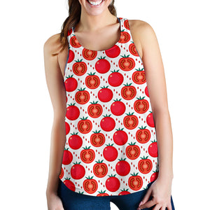 Tomato Pattern Women Racerback Tank Top