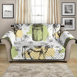 Cow Pattern Loveseat Couch Cover Protector