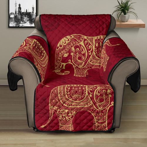 Elephant Tribal Pattern Recliner Cover Protector