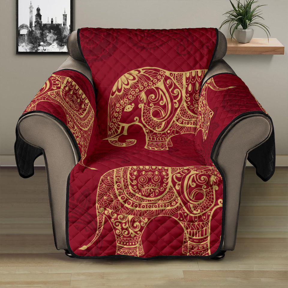 Elephant Tribal Pattern Recliner Cover Protector